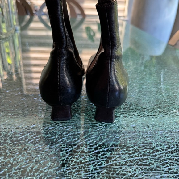 Fendi Elegant brown Leather‎ Ankle Boots 41 - Picture 4 of 9